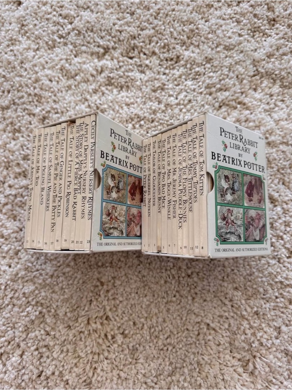 The Peter Rabbit Library Beatrix Potter Volume 1-23 Set 1989 Vintage Books - Picture 3 of 7